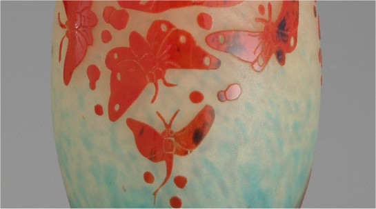 charles schneider vase aux papillons partie centrale